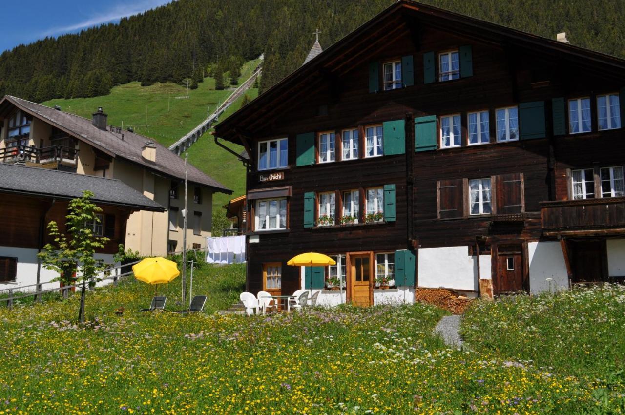 Chalet Bim Chilchli Mürren Buitenkant foto