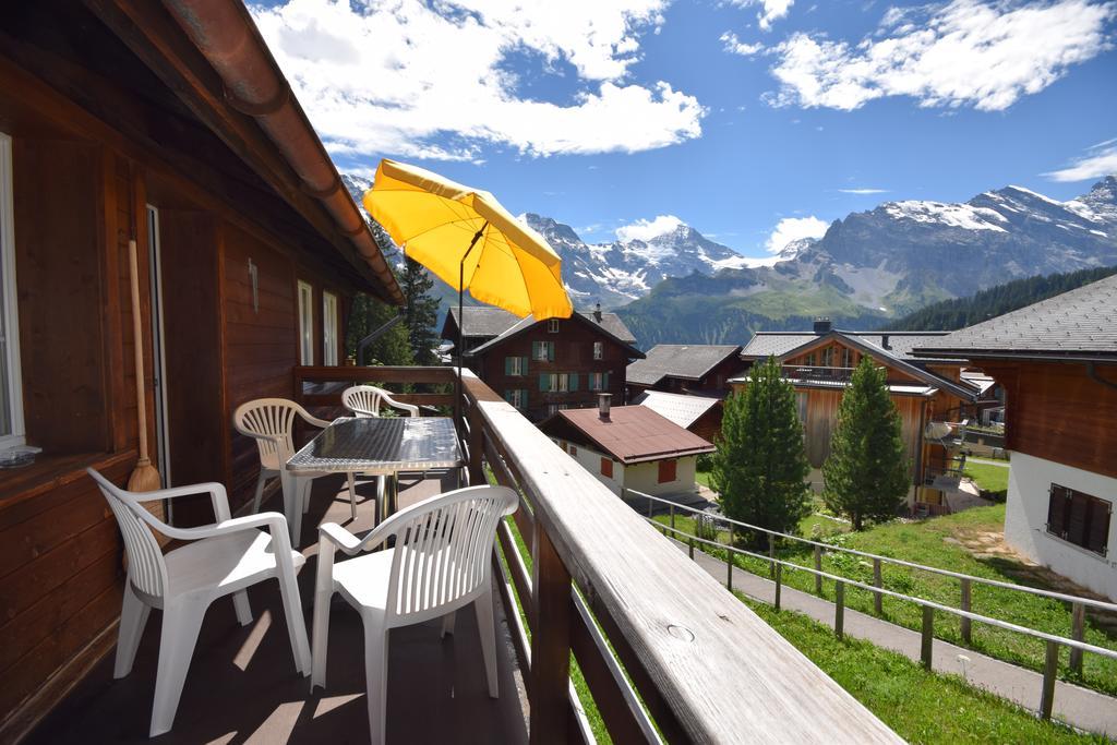 Chalet Bim Chilchli Mürren Buitenkant foto
