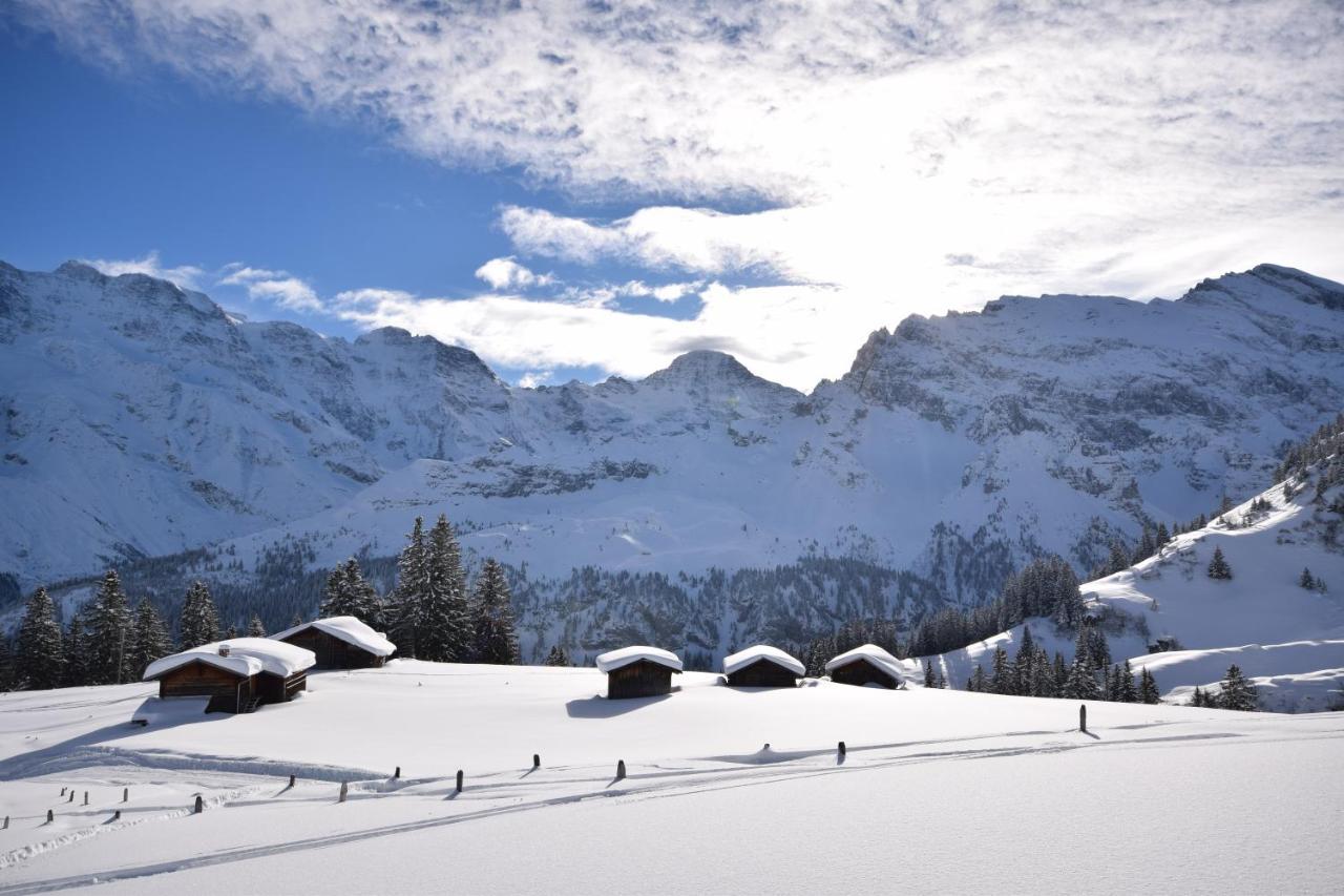 Chalet Bim Chilchli Mürren Buitenkant foto