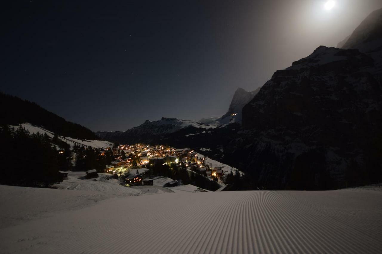Chalet Bim Chilchli Mürren Buitenkant foto